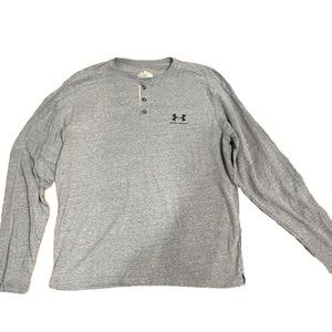 Under Armour Men’s Long Sleeve Henley Heatgear Shirt